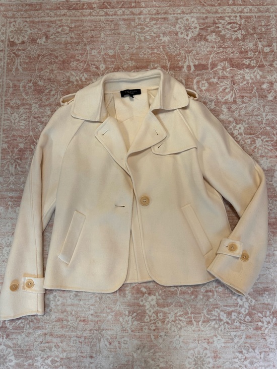 Talbots Jackets & Blazers - Pure Wool 🐑 Talbots Cropped Trench Jacket